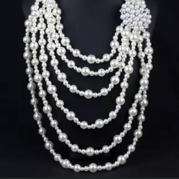 Source Unknown Multi-Strand Pearl Necklace Set - Picture 5 of 5